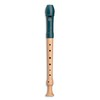Mollenhauer 17313 Fipple Soprano Recorder, Dege, Sea Blue, German Single
