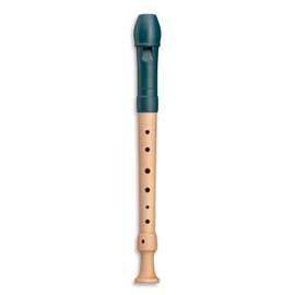 Mollenhauer 17313 Fipple Soprano Recorder, Dege, Sea Blue, German Single Soprano Recorder (German)
