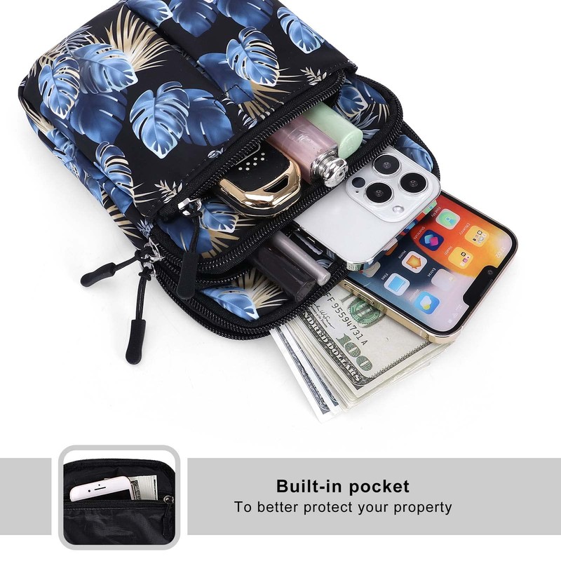 KAMO Multifunction Phone Waist Bag - Diagonal Crossbody Purse for