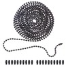 Heynsgu Black Ceiling Fan Pull Chain 120" Extra Long Rust