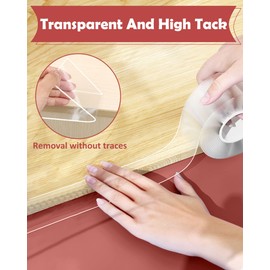 Corner Protectors Baby Proofing, Clear Edge Protector Strip 9.84ft(3M), Soft Corner Protectors for Kids, Baby Child Safety Tables Corner Guards for Furniture Against Sharp Corners for Cabinets, Tables