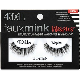 Ardell Professional False Mink Wispies False Eyelashes, Black - 4PACK