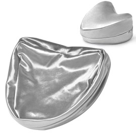 Zelimun Knee Pillow Case 24 x 24 x 10 cm, Leg Pillow Knee Pillow Cover Replacement, Contour Cushion Cover for Heart Shaped Knee Pillow (Grey)