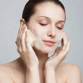 Jabón De Arroz Facial 65g Aclarador Para Rostro Y Cuerpo