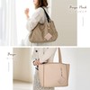 akoyo Pass Case, Commuter Pass Holder, Reel Included, B Apricot