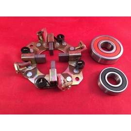 JAE NEW BRUSH HOLDER BRUSHES BEARINGS FOR HITACHI STARTER GENERATOR GOLF CART YAMAHA