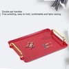 Decorative Tray Elegant Exquisite Texture Ergonomic Serving Tray with Handles
