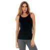 InstantFigure Womens Compression Shapewear Scoop Neck Tank Top Tummy Control Smooth Under Shirt WT40021 - Black - XL