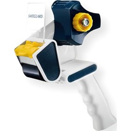 Excell EC-206 Tape Dispenser; 2" Tape Roll Width, 3" Core Diameter; Safety Blade Cover; Natural Rubber Roller; Side Loader with Adjustable Brake; Static Cling Strip; Tape Not Included