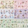 Ningmo Washi Tape Set 6 Rolls Fashion Girls Washi Tapes,