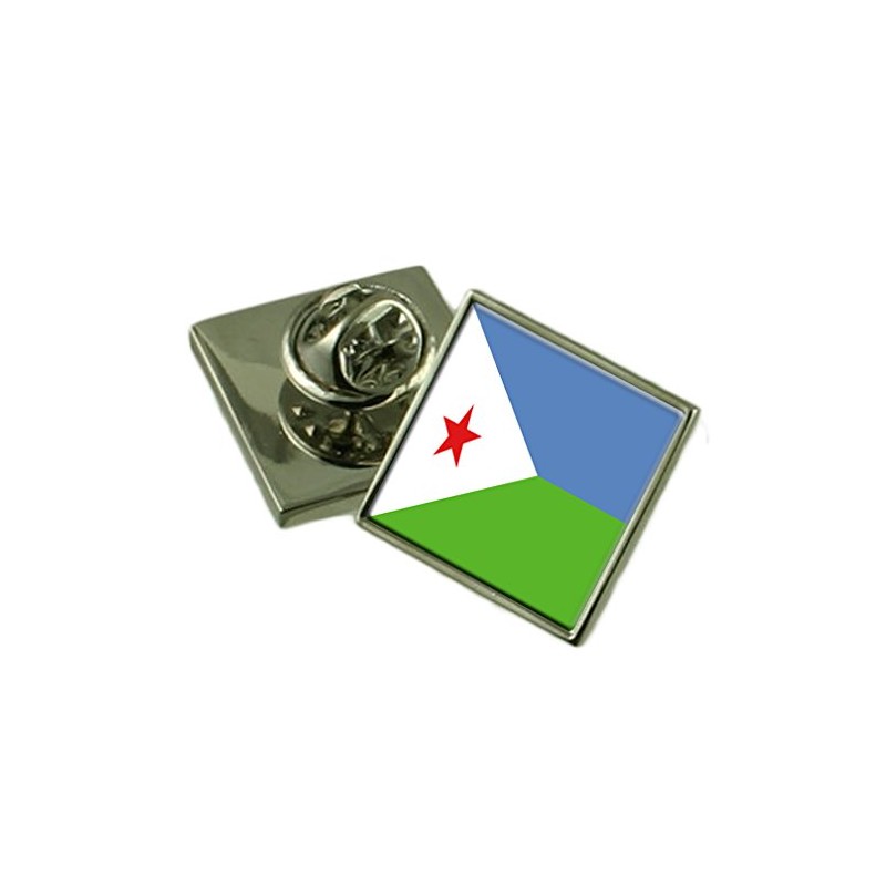 Djibouti Flag Lapel Pin Badge 18 mm Choose Gift Bag