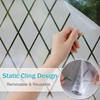 VELIMAX Lattice Frosted Window Film Window Privacy Film Static Cling