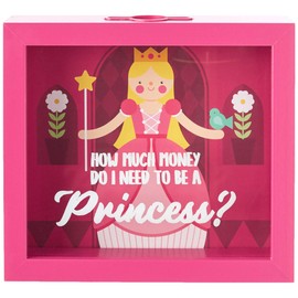 Boston Warehouse Rainy Day Fund Savings Bank Princess, 8 x 7 Inches