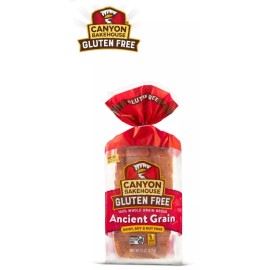 CANYON BAKEHOUSE GLUTEN FREE 6 pack of CANYON BAKEHOUSE  GLUTEN FREE ANCIENT GRAINS BREAD 15oz. PKG.