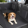 REDASW Dog Car Seat Cover Waterproof Vegan Leather, Scratchproof, Hard