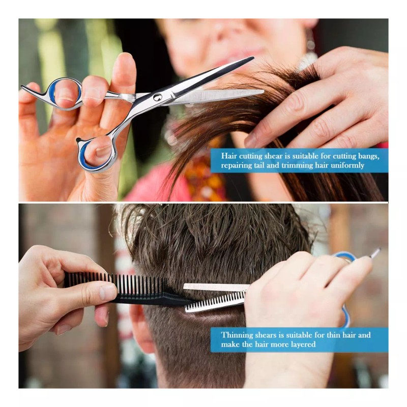 Tijeras de corte de pelo profesional Kit De Tijeras De