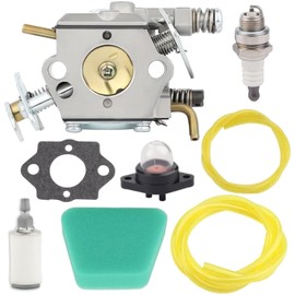 Drblawi Compatible with 1950 2050 2150 Carburetor For Poulan Chainsaw Parts 1900 2055 2175 2350 PP220 / PP221LE /PP260 Wild Thing Chainsaw Replaces C1Q-W8 WT-625 WT 89 891 WT-324 530071618 530071820