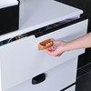 Acpetdr 4 Pair Self-Stick Cabinet Drawer Handles Pulls, Drawer Push