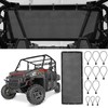 Hoypeyfiy UTV Sunshade Mesh, Nylon Rear Window UV Protection Net