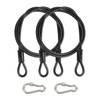 PATIKIL Security Cable 5 ft x 3/16" (5mm), 2Pcs Braided