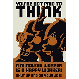 gb Television Posters: Futurama - Don't Think Poster - 91x61cm