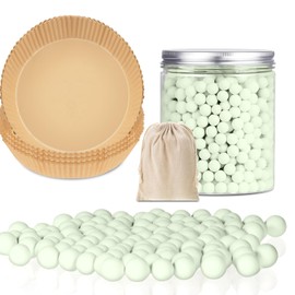 1 Pack Light Green 2 lb Pie Weights for Baking Crust Ceramic Weights Blind Baking Beads with 50 Pcs Disposable Parchment Paper Pie Liner Fit 8,9,10 Inch Dish