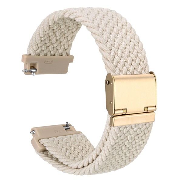 Wocci Woven Nylon Watch Strap with Adjustable Clasp, Braided Sports