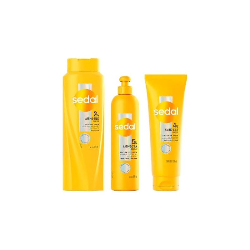 Shampoo Sedal Toque de Seda 620 ml + Acondicionador y