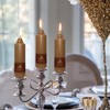 Summer Taper Candle Brown Candlesticks,Gedengni 5 inches Small Tapered Candles