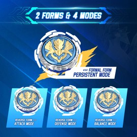 INFINITY NADO Battling Toys, Spinning Top and Sword Launcher Battle Set Toys for Kids, Battle Brust Sword Top Toys for 5 6 7 8 9 10 11 12 Year Old Boys, Gale Wings