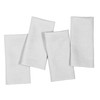 D'Moksha Homes Servilletas De Tela De Lino, Juego De 4