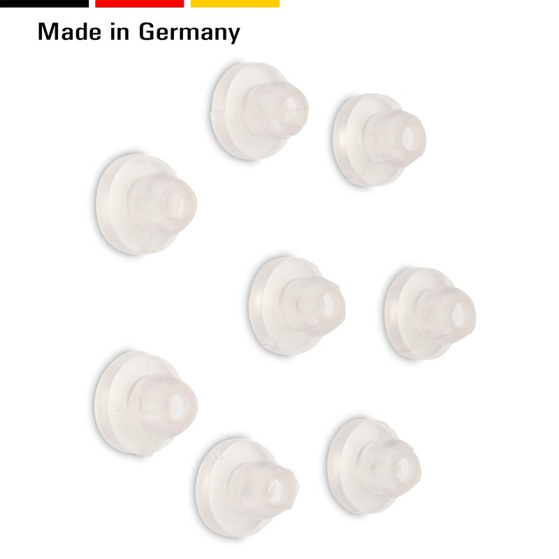 8 Glass Covers for Table Transparent PVC Stop Buffer Protection