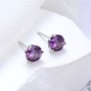 Bellitia Jewelry 925 Sterling Silver Gemstone Stud Earrings for Women,