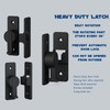 Betensh Sliding Door Lock 90 Degree Flip Door Lock Screw