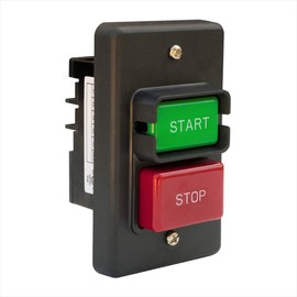 POWERTEC 120/230V Dual Voltage, 28 Amps, On/Off Switch, Single Phase Safety Power Switch for Table Saw, Router Table, Drill Press, Bench Saw, Bandsaw, Grinder & Other Electrical Equipments (71008V)