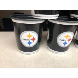 Summit Plastic 5 Pittsburgh Steelers Janorpot Plant Pots 2.5 Quart New
