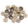 sourcing map 20pcs Coco Shell Buttons 10mm Handmade Sewing Crafts