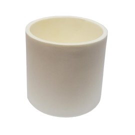 OTOOLWORLD 99.3% Alumina Crucible Al2O3 Assay Crucible for Lab Laboratory (Φ30*30MM)