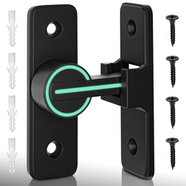 Indoor Gate Latches, 90 Degree Sliding Gate Latches Door Lock for Indoor, Outdoor, Garden, Bathroom