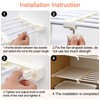 Tension Rod Shelf 14.2 Inch Width Nail Free Expandable Storage