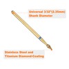 sourcing map 7pcs 120-140 Grits Diamond Grinding Bit 2.3mm Bullet-Head