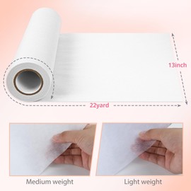Medium Weight Fusible Interfacing for Sewing - 13in*22Yard Interfacing Fabric for Sewing, HTVRONT Iron-on Non-Woven Interfacing for Crafting Quilting Sewing DIY Crafts Supplies