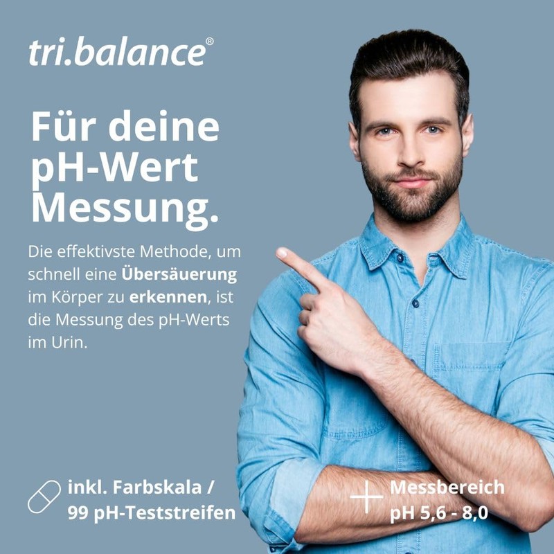 tri. Balance pH Test Strips Pack of 99 | Measuring