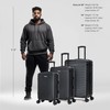InUSA DEEP Luggage Set with Dual Spinner Wheels and Studs