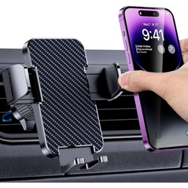 Car Vent Phone Mount for [Military-Grade Hook Clip] Stand [Thick Cases Friendly] Air Clip Cell Holder Smartphone  Automobile Cradles Universal - Style: Car Vent Holder-C