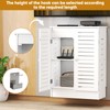 WYJREES WiFi Router Storage Cabinet, Multi-Functional Router Storage Box, Floor