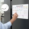 Zawinmay Cleaning Checklist Dry Erase Magnetic Whiteboard for Refrigerator,Daily Weekly