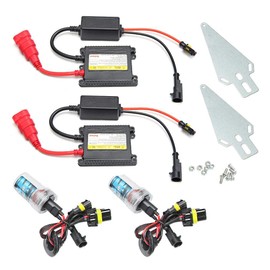 KIMISS 12 V DC 35W 6000K H11 Kit de bombilla de xenón Faros delanteros súper finos Luz del coche Lámpara del coche(H11)