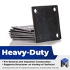 Bobco Metals 5”X5” Weldable Square Steel Metal Baseplate - A36