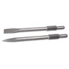 XtremepowerUS 2-Pieces 1-1/8" Hex Point and Flat Concrete Chisels for